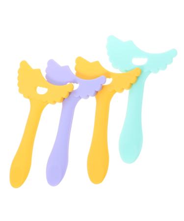 Angoily Pochoirs Pour Eyeliner Et Fard Paupi res 4 Pi ces En Silicone Flexible Multifonction Pour Maquillage Des Yeux Niveau G n ral Usage Quotidien Compact
