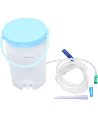 Buy Hohxfyp Inlet Set - 1200 ml Portable Anti-Reflux Silicone Flow Set for Intestinal Cleaning | Ideal for Coffee Water & Gersen Therapy - International Shipping Available - Buy Online on GoSupps.com
