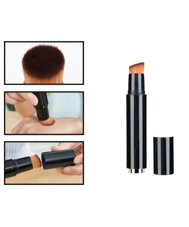 Ipetboom Foundation Brush for Liquid Makeup | Portable & Multifunctional Black Makeup Brush - Ideal for Flawless Application - Buy Online on GoSupps.com