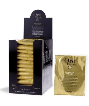 Fanola Discoloration GOLD THERAPY 24K Blue Compact Powder with Keratin Argan Oil 75g 1 eenvoudig Professioneel Blauw 75 g Lot of 1 - Buy Online on GoSupps.com