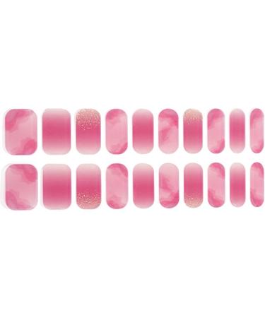 Streysisl Nail Gel Strips Gel Nail Stickers - Semi-Cured Gel Nail Strips Completely Wrapped Nail Stickers Nail Polish Strips Gradient Stickers Glittering Self-Adhesive 0175 - Buy Online on GoSupps.com