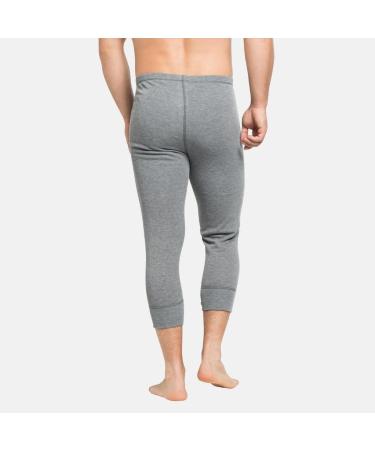 Odlo Men's Leggings XL - Steel Grey Melange | Premium Performance Wear for Active Men | International Shipping Available - Buy Online on GoSupps.com