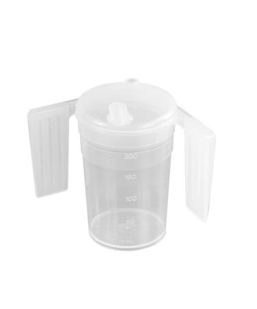 NRS Healthcare Feeder Cup with Handle with Wide Spout 1 Count (Pack of 1) Wide Spout