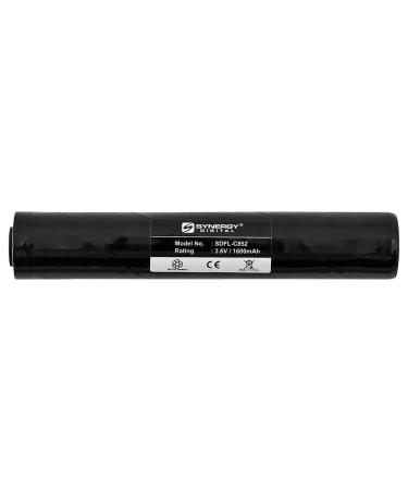 Synergy Digital Flashlight Battery Works with Streamlight STINGER LED Flashlight (Ni-CD 3.6V 1600 mAh) Ultra High Capacity Battery