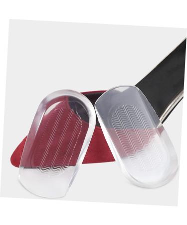 GLEAVI Heel Pads - 2 Pairs Gel Cushions for Men & Women | Anti-Wear Transparent Heel Inserts for Ultimate Comfort - 12x6.5cm - Buy Online on GoSupps.com