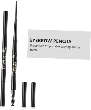 Didiseaon 3pcs 2 1 Eyebrow Makeup Tools Eyebrow Pencil Brown Eye Brow Pencils Blond Eyebrow Waterproof Double 1 count (Pack of 1) Dark Brownx3pcs - Buy Online on GoSupps.com