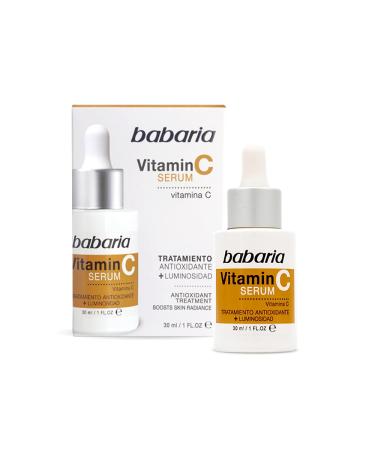 Babaria Babaria - Vitamin C Face Serum 30ml | Brightens your complexion | Anti-aging facial care for women | Antioxidant treatment | Anti-dark spots | Daily use day and night | 100% vegan