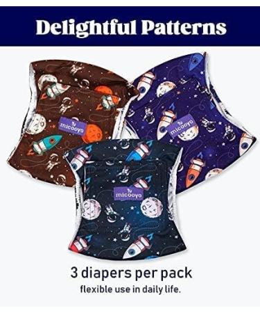 Micooyo Male Dog Diapers - 3 Reusable Belly Ligaments Washable Bandages for Puppies & Dogs XS to XL Size - Buy Online on GoSupps.com