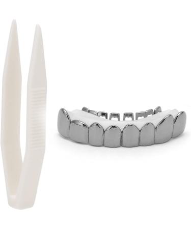 Yuyte Gold Grills for Men & Women - Hip Hop Style Lower Teeth Grillz | Halloween Cosplay Tooth Accessories - Buy Online on GoSupps.com