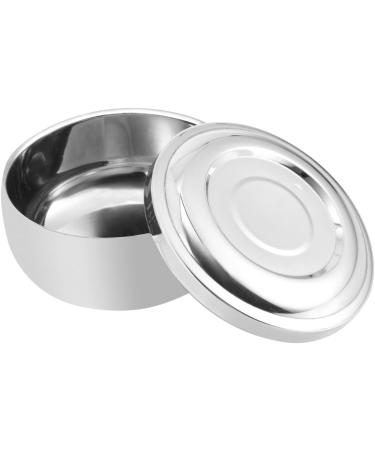 Minkissy Shaving Soap Bowl Set - 2 Bamboo Foam Containers with Lid for Men | Rustproof Steel Razor Holder | Perfect Shaving Accessories - Buy Online on GoSupps.com