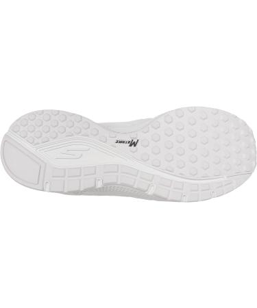 Skechers Men's Go Run Consistent Leather Cross-Training Tennis Shoe 10.5 X-Wide - White | Air Cooled Foam | Sneaker - Buy Online on GoSupps.com