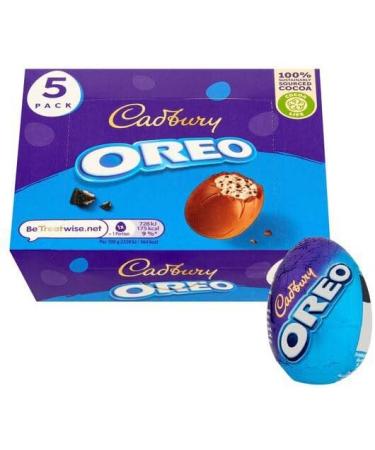 2x Cadbury Oreo & White Oreo Chocolate Eggs 5 Pack Each Easter Chocolate Egg Bundle Treat For Women Man and Kids By Experts Supplies - Buy Online on GoSupps.com
