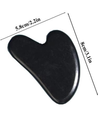 Premium Gua Sha Tool for Face Natural Jade & Black Stone Facial Sculpting for Jawline Puffiness & Double Chin Reduction | Ideal Eye Massager - Buy Online on GoSupps.com
