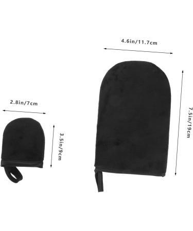 minkissy 3 Sets tanning gloves body lotion applicator face mitt for tanning lotion back tanning mitt self tanner mitt face tan mitt soft tanning mitt back lotion flocking pe Nail supplies - Buy Online on GoSupps.com