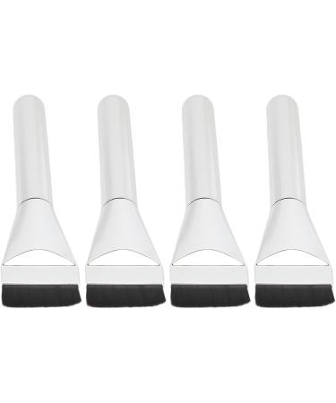 Flat Foundation Brush Flat Head Easy Apply Thin Makeup Brush Soft Bristles Set of 4 Brushes Comfortable Handles for Liquid Foundation Cream and Mud Mask Application - Buy Online on GoSupps.com