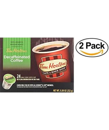  Tim Hortons TIM HORTON'S DECAF CAFE 48K Coffee Cups (Single Service) - Buy Online on GoSupps.com