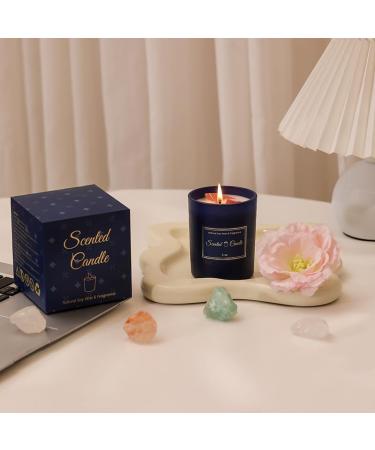 Scented Candles for Men | Wood & Vanilla | Green Crystal | Soy Candles for Home | Holiday & Birthday Gifts | Candle Warmer - Buy Online on GoSupps.com