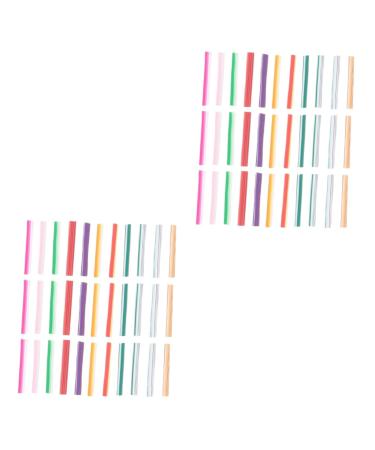 FRCOLOR 100 Pcs Materiales para U as Claycanes Nail Art Manicure Canes Sticks Clay Ornaments Nail Jewelry DIY Nail Ornaments Nail Accessories Nail Art Canes Sticks Fruit Sticker mediumx2pcs As Shownx2pcs