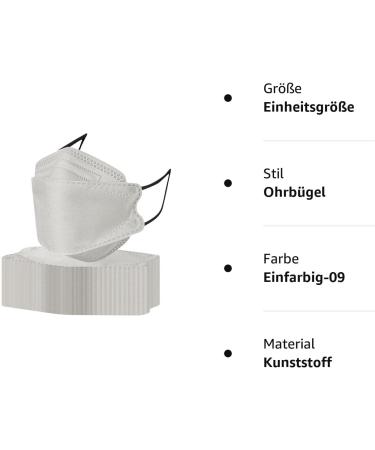 50 Pieces Adult Dustproof 3D Foldable Protection Masks - Beautiful Fish Shape Breathable Mouth-Nose Protection for Men & Women - Monkey Color - Buy Online on GoSupps.com