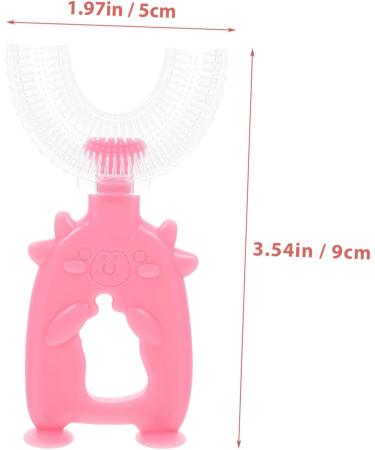 Magiclulu 12 STK U-Shaped Toothbrush for Children - Portable Oral Care Solution | Children's Toothbrush with Handbook - Buy Online on GoSupps.com