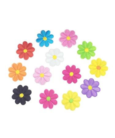Lurrose 26pc Floral Pillows Cartoon Cloth Stickers Cloth Patch Children Patches Applique Plaque Sun Flower
