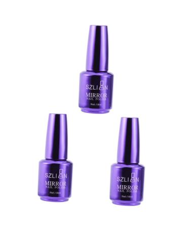 FRCOLOR Metallic Nail Polish Colors Metallic Color Varnish Metallic Mirror Effect Full Size Manicure Lacquer luminous Varnish Manicure Tool Manicure Art kits ladies Unpeelable Miss