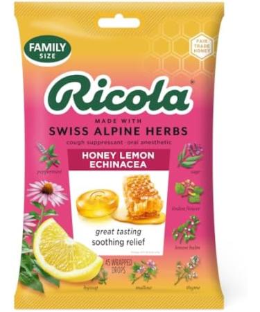 Buy Phoenix Rose RicoIa Cherry & Honey Lemon Echinacea Cough Drops - 90 Pieces | Bonus Fridge Sticker - International Shipping Available - Buy Online on GoSupps.com