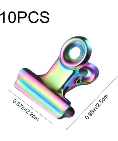 10 Pcs Nail Extension Clips Colourful Nail Pinching Clips Nail Sturdy Manicure Fiber Clips for the Extension of Fibreglass and Nail Art - Buy Online on GoSupps.com
