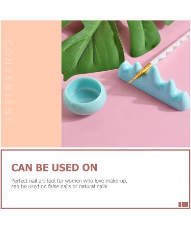 FOMIYES 5 Sets Nail Art Brush Cup Nail Art Supplies Nail Pens Makeup Brush Organizer Sponge Holder Soak Off Bowl Nail Art Cups Makeup Brush Holders for Vanity Manicure Accessories Plastic - Buy Online on GoSupps.com