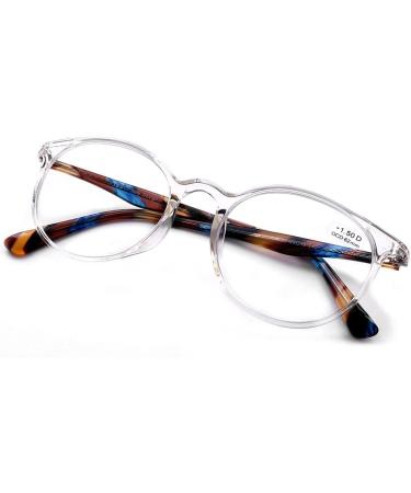 DOOViC Italy Design Fashion Reading Glasses +1.25 Strength | Stylish Clear Frames for Women Men | Includes Case - Buy Online on GoSupps.com