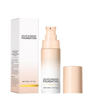 WJnflQN Corrective foundation 30 ml makeup concealer colormatching foundation for travel dating commuting meeting gardening and evenings 4