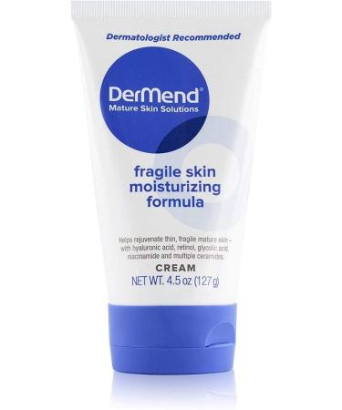 DerMend Fragile Skin Moisturizing Cream 4.5 Oz Tube - PACK OF 2 4.5 Ounce (Pack of 2)