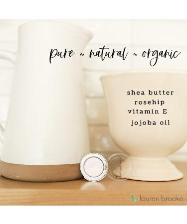 Lauren Brooke Cosmetiques Natural Creme Eyeshadow - White Satin (Shimmer) - Buy Online on GoSupps.com