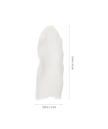 HEALIFTY 200Pcs Cotton Finger Covers - Sweatproof Anti-Scratch Protector (White) - Buy Online on GoSupps.com