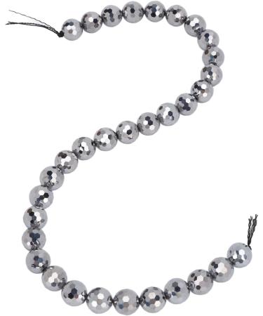 Shop Verdant Touch Terahertz Pearl Strand Necklace | Long Natural Stone Jewelry | Semi-Finished Round Loose Beads - 20 Inch - Buy Online on GoSupps.com