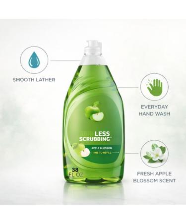 Apple Blossom Scent Liquid Hand Soap for Everyday Hand Washing Smooth Hand Wash for Home Kitchen or Bathroom Use Pump Bottle 38 fl oz - Buy Online on GoSupps.com