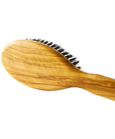 Hand Made in Germany Boar Bristle Hair Brush - Restores Shine, Smooths & Conditions Hair - Ideal for Thin to Normal Hair - Exfoliates Scalp - Men and Women - Buy Online on GoSupps.com