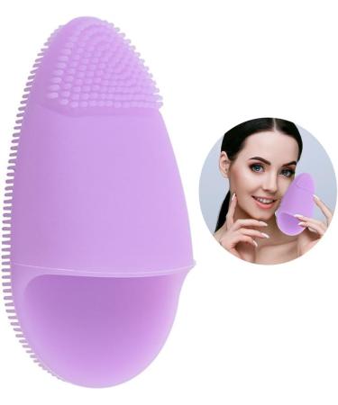 Professional Silicone Facial Scrubber Reusable Cleanse Brush for Exfoliating Small Massaging Face Cleanser Brush - Buy Online on GoSupps.com