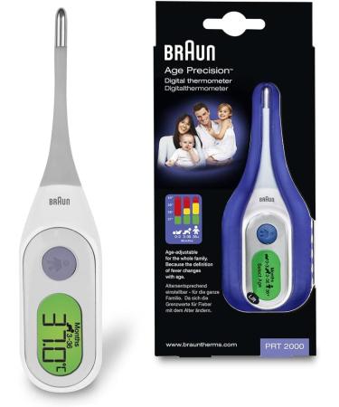 Braun No Touch + forehead thermometer BNT300 & Digital StickThermometer with Age Precision PRT2000 BNT300 + StickThermometer PRT2000 - Buy Online on GoSupps.com