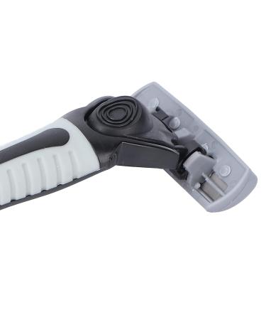 Buy Six Blade Razor - Dollar Shave Club Men's Razor with ABS Handle & Portable Stainless Steel Option - Best International Shipping - Buy Online on GoSupps.com
