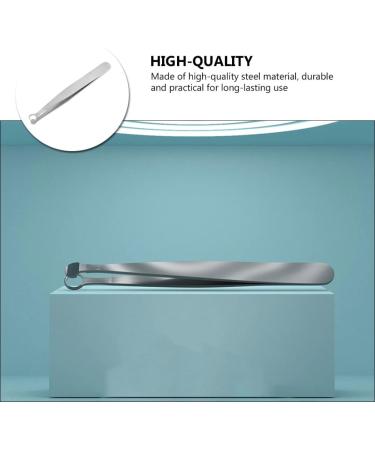 Beaupretty Brow Silver Noses Tweezers Steel Clippers Safe Precision Small Clamp Sideburns Removal Tool Stainless Trimmer Portable Tipped Creative Eyebrow and Simple Women Multi- - Buy Online on GoSupps.com