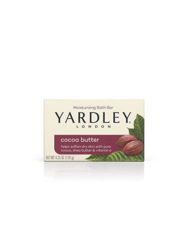 Yardley Cocoa Butter Moisturizing Bar 4 oz - Pack of 6 | Buy Internationally - Buy Online on GoSupps.com