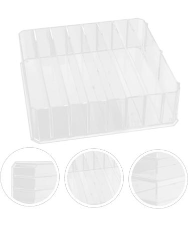 Angoily Clear Acrylic Organizer 2 sets Organizing Pressed Multi-layer Lipstick Rack Display Practical Storage Puff Acrylic of - Buy Online on GoSupps.com