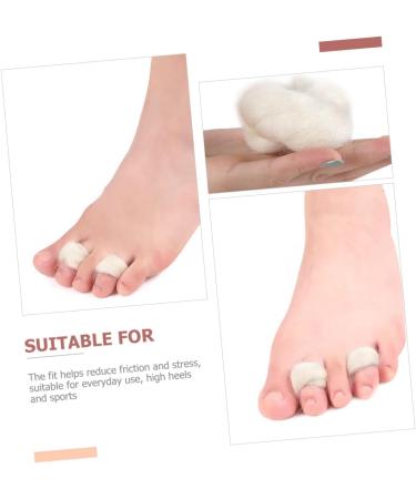 Wool Toe Spacers and Separators Set - 2pcs Nail Art Tools for Toe and Finger Stretching - Orthotic Pedicure Kit - Buy Online on GoSupps.com
