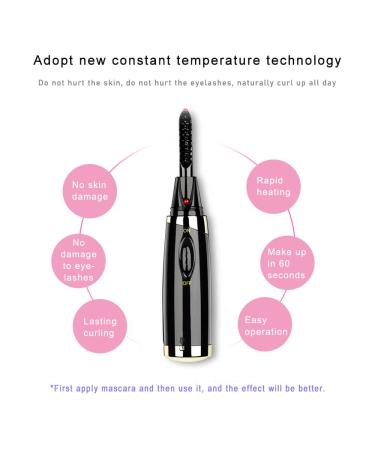 Buy Mini Heated Eyelash Curler | Electric Mascara for Long-lasting Curls | Stylish Makeup Tool - International Shipping Available - Buy Online on GoSupps.com