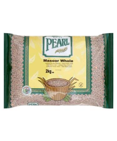 White Pearl Masoor Whole 2 kg