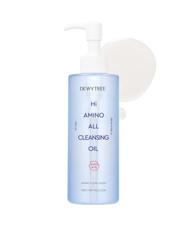 DEWYTREE Hi Amino All Cleansing Oil 6.76 fl. oz.| Korean Skin Care Oil Hydrating Cleanser & Makeup Remover | Deep Cleansing Oil for Face | Cleansing Oil Makeup Remover Facial Care & Skin Cleanser