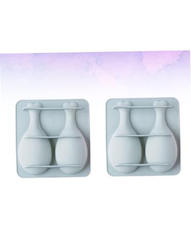 MAGICLULU 4 Pcs Sugar Mold DIY Chocolate Fondant Silicone Cake Mold for Home Pudding Mold Mold Silcone Molds Demould Silicone Candy Mold Silicone Molds DIY Baking Molds Fudge Drumstick 15.8*14.9CM x2pcs - Buy Online on GoSupps.com