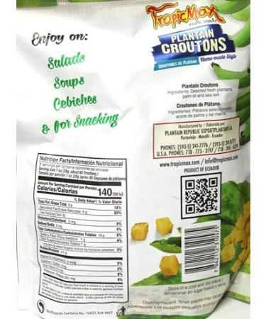 Plantain Crutons by TropicMax 5 oz All natural - Buy Online on GoSupps.com