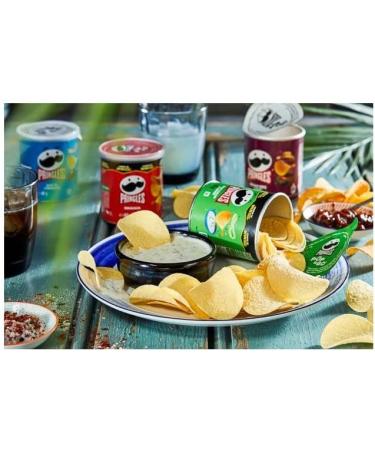 Pringles Sour cream & onion Pop & Go Crisps 12 x 40g - Buy Online on GoSupps.com